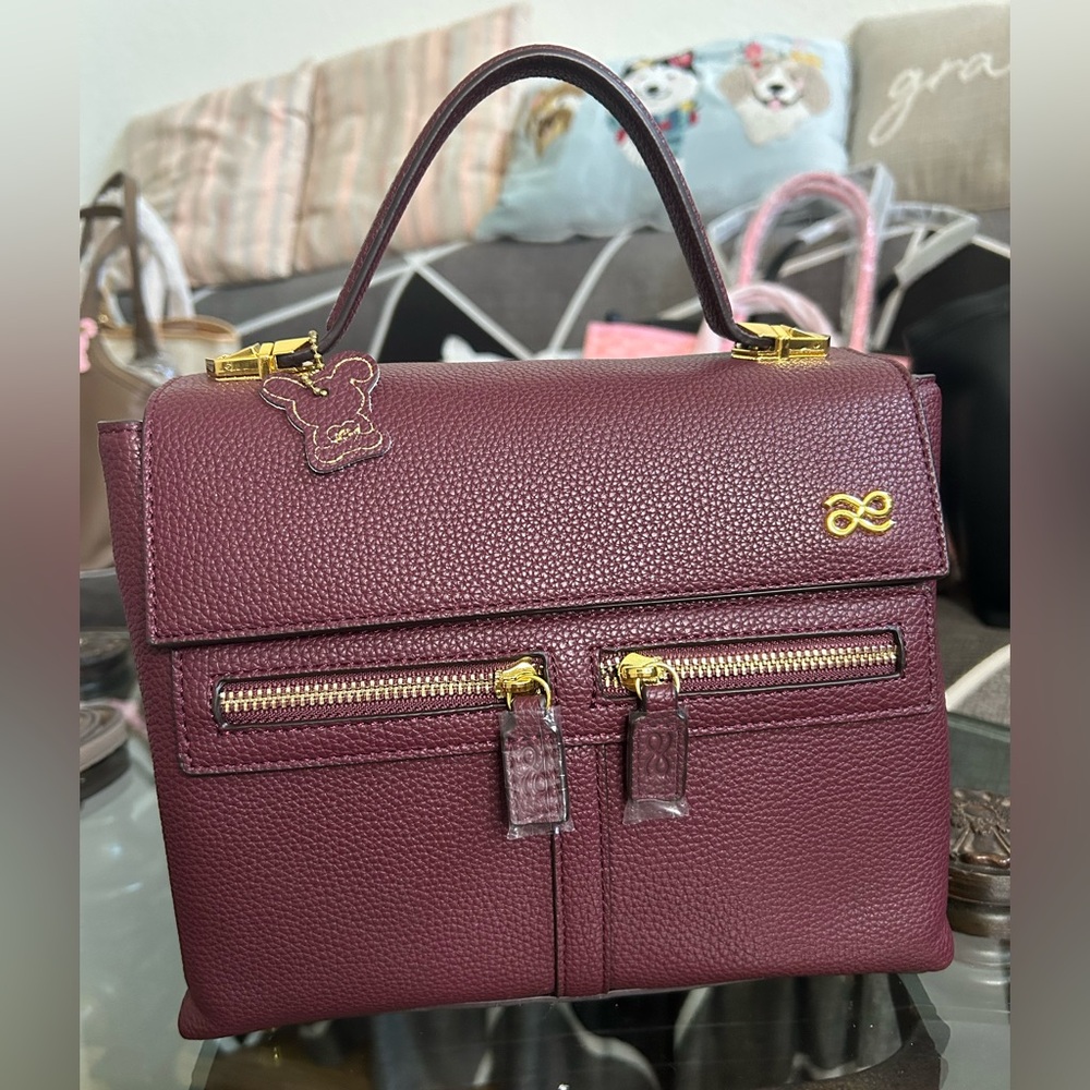 HOUSE OF LITTLE BUNNY CLARA WINE RED